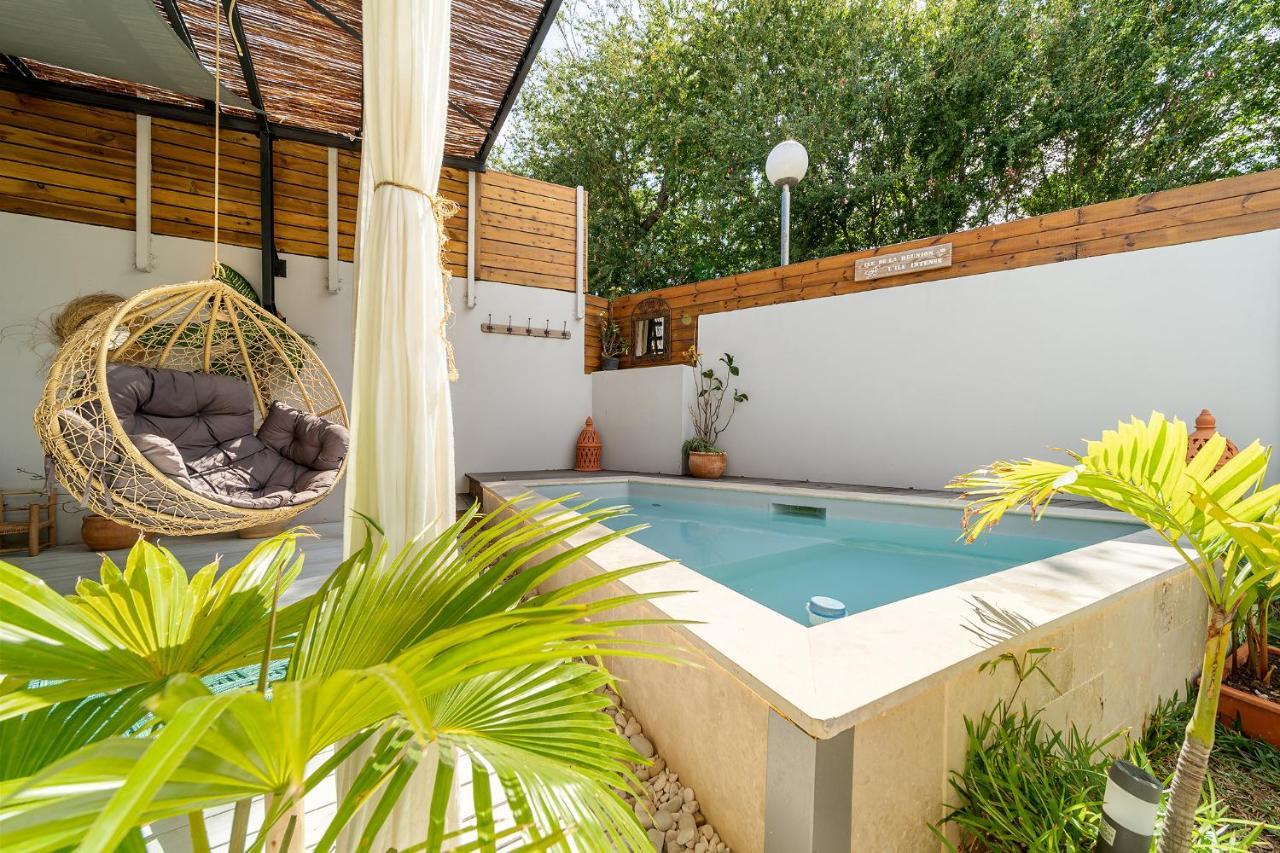 Villa Latrille - Piscine - Sauna - Jacuzzi La Saline Le Bains Ngoại thất bức ảnh